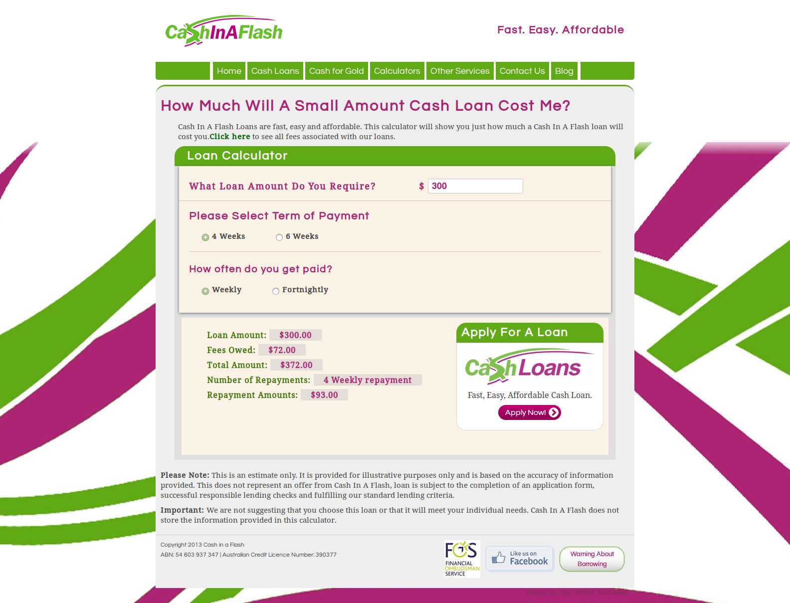 South Australia Loans Website Design by Red Starfish Web Design